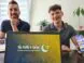 jonathan fontaine et cyril klingler createurs de l'application la boite a reves avec des histoires pour enfants a lire ou a ecouter